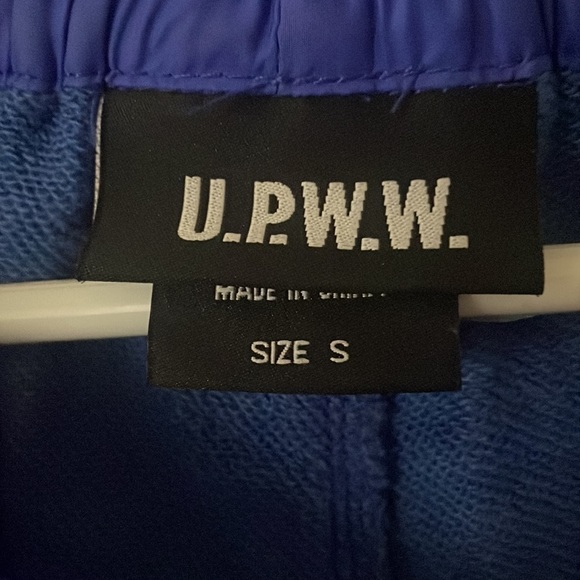 Mens U.P.W.W. Blue convertible jogger/pants size SMALL - Picture 3 of 5